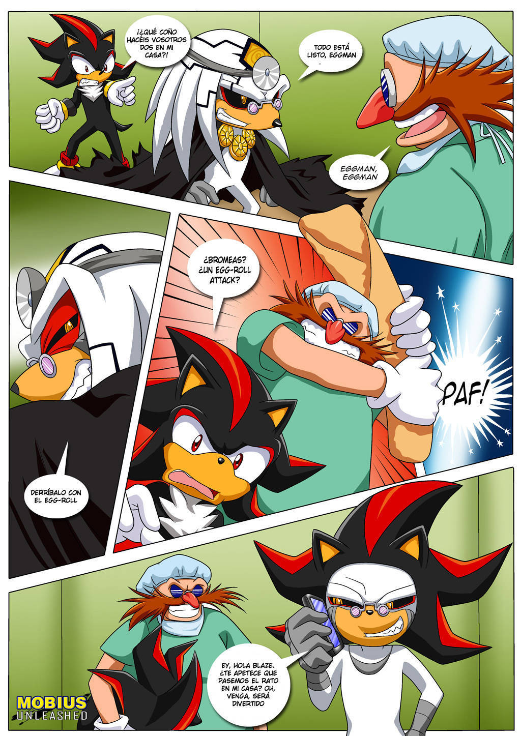 [Palcomix] Warn Bed Sheets (Sonic)