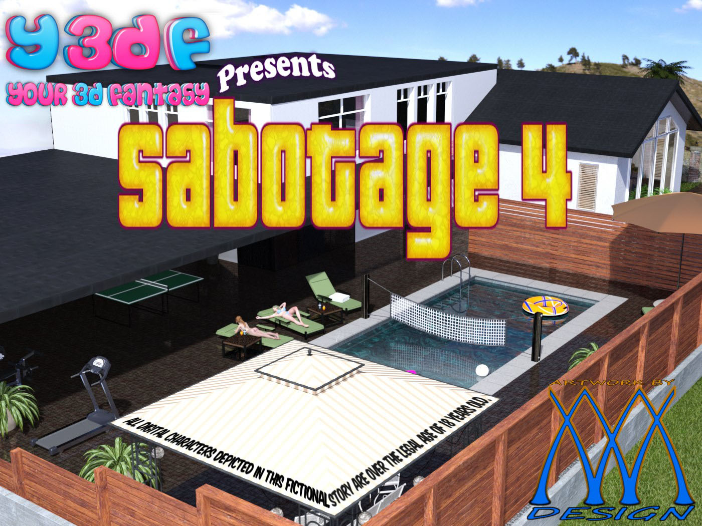 [Y3DF] Sabotage 4 (Comics Porn)