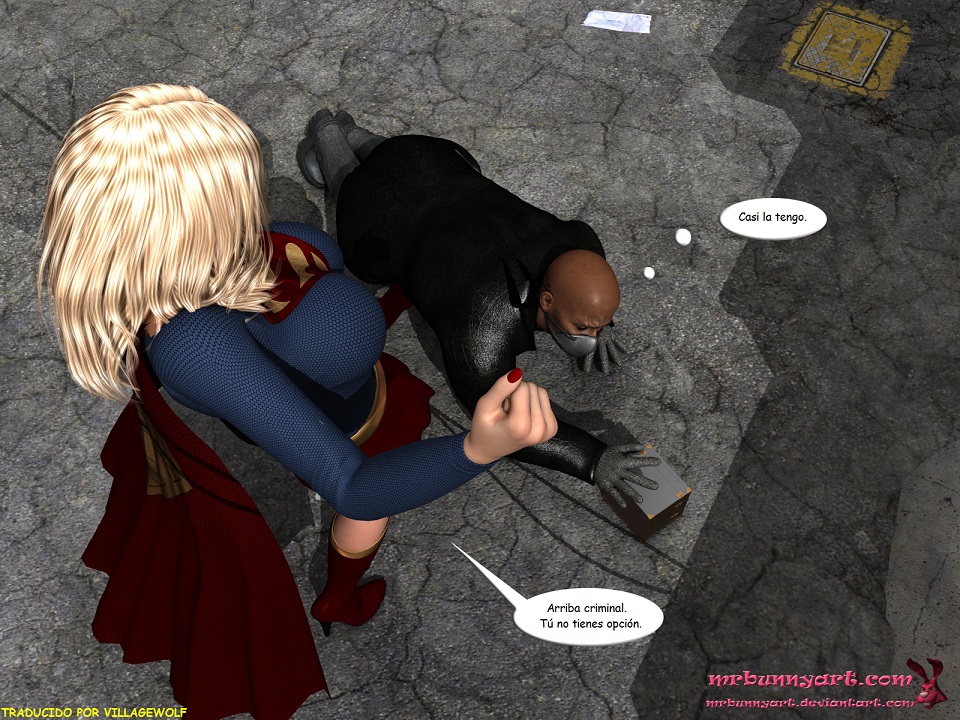 [MrBunnyArt] Supergirl vs Cain (Superman)