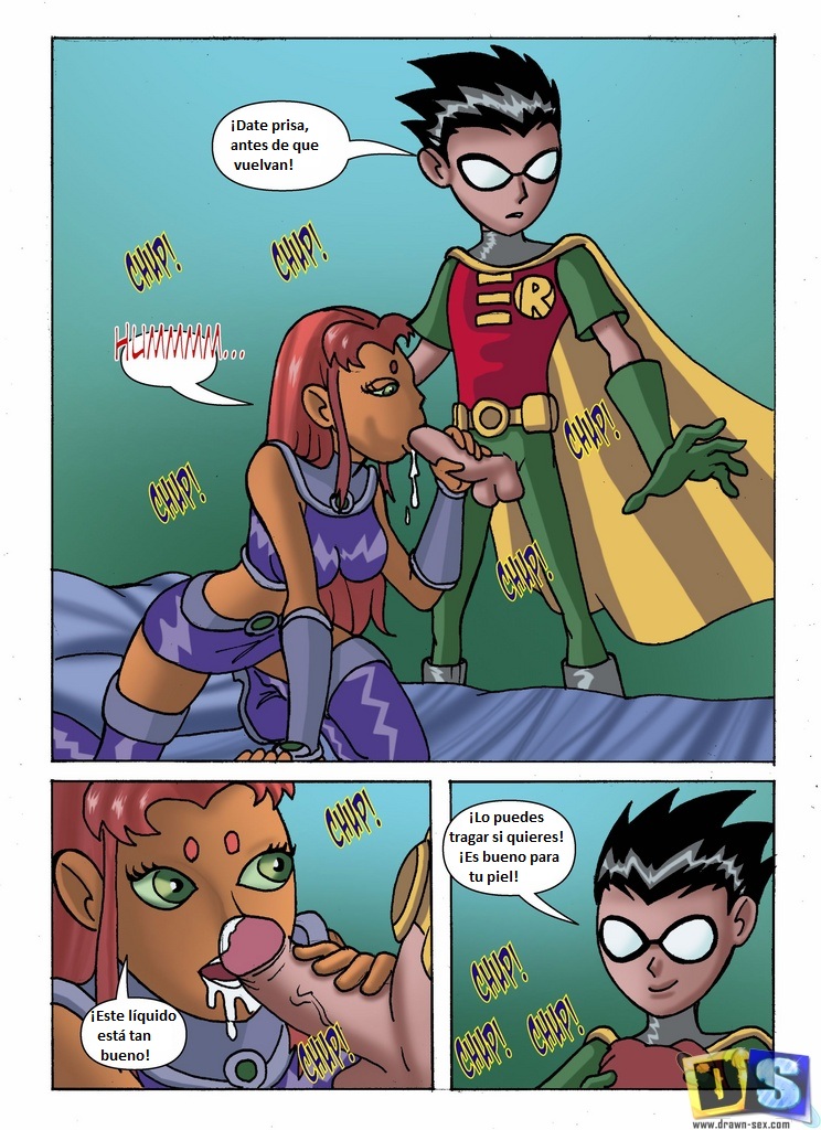 [Drawn-Sex] Robin and Starfire (Teen Titans)