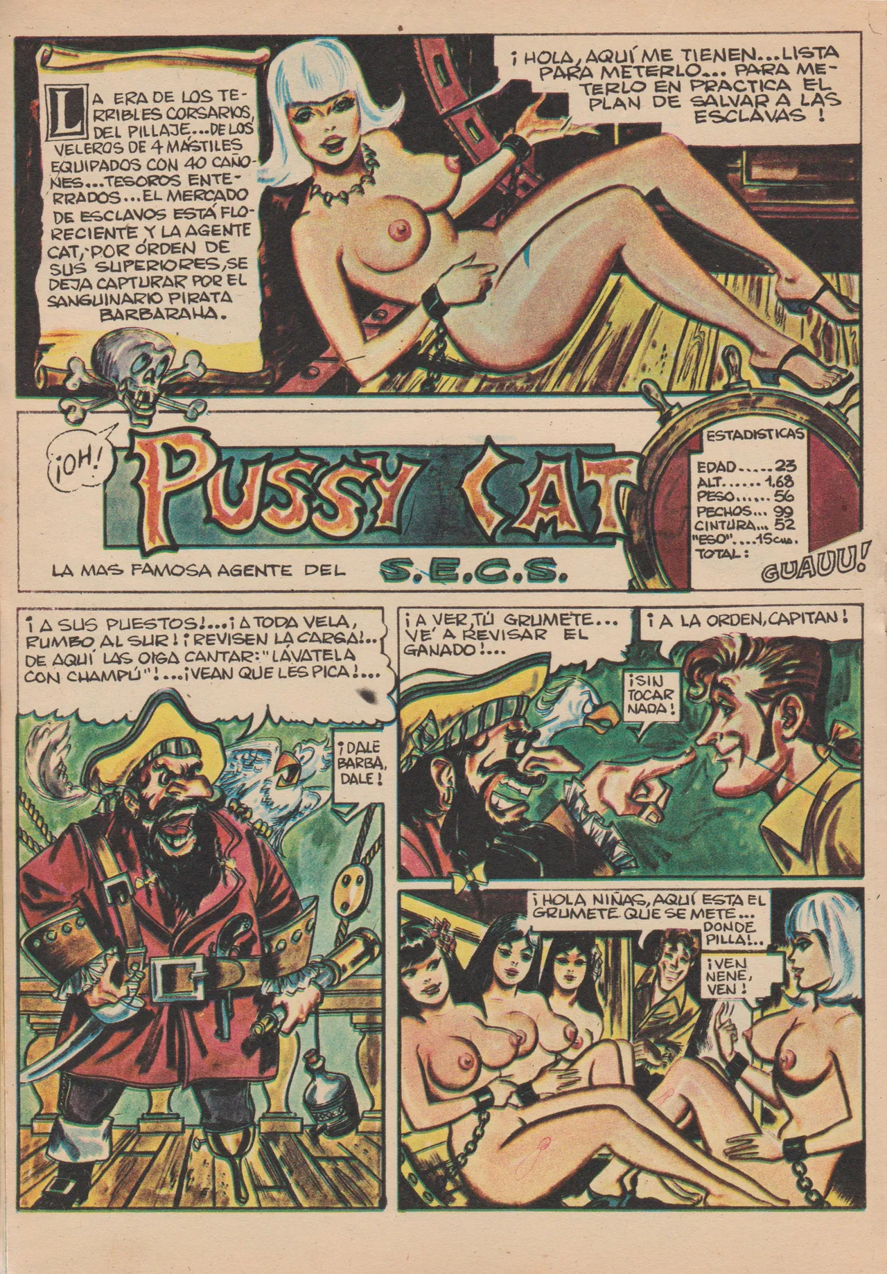 [John Doe] Pussy Katz, Agente de S.E.C.S. (Comics Porn)